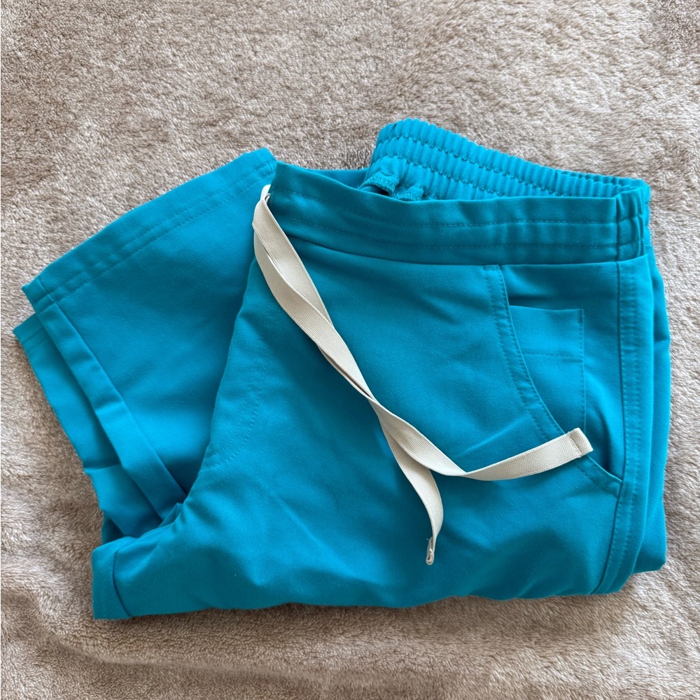 Figs Teal Technical Collection Pants